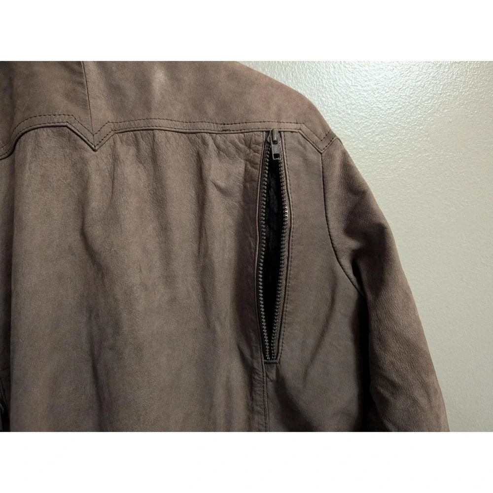 Vintage Hein Gericke Leather Jacket Cafe Racer Bomber Coat Mens Size US S EUR 36